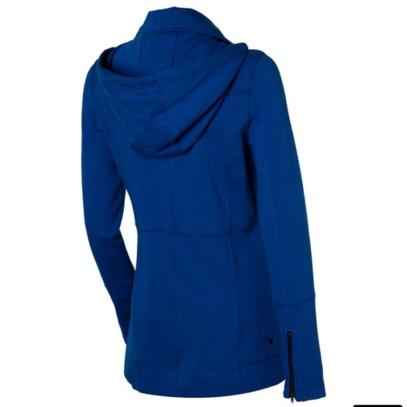 EXCELLENT CONDITION WOMEN’S SIZE LARGE HURLEY WINCHESTER JACKET IN NAVY BLUE - Picture 3 of 10